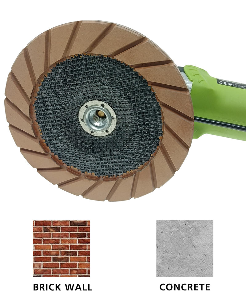 [Australia - AusPower] - Concrete Grinding Cup Wheel 7" Ceramic Diamond Cup Wheel for Floor Grinding, Fits 5/8"-11 Arbor Angle Grinder, 200# Medium 200# 
