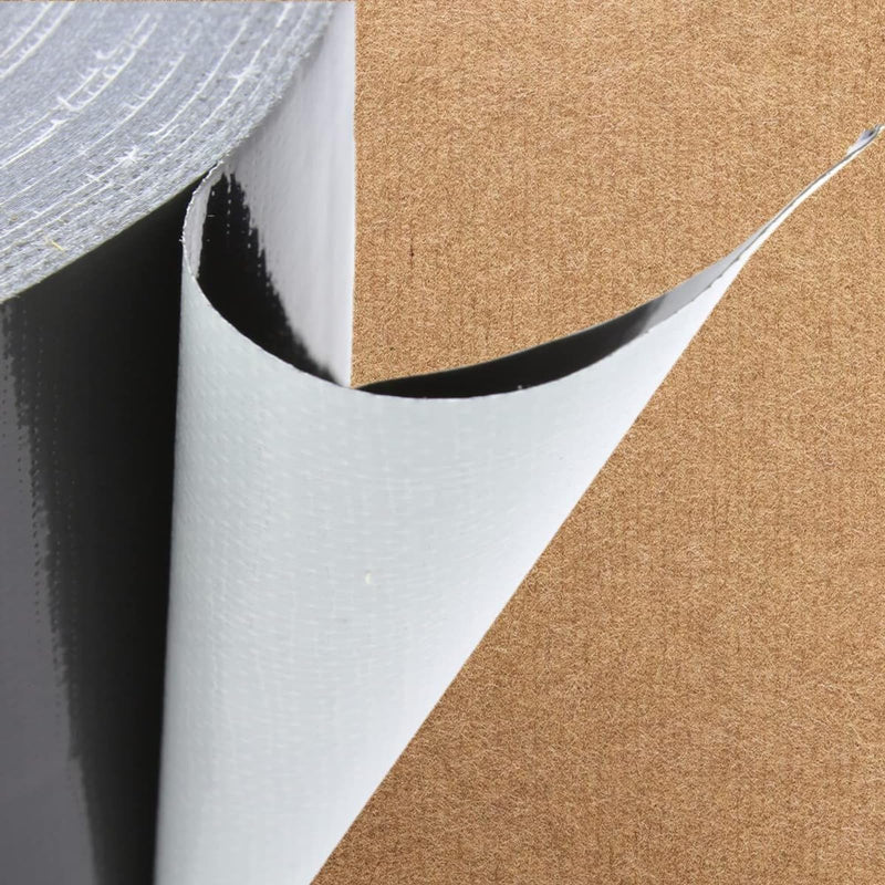 TapePlus Vinyl Electrical Tape - Waterproof Tape for Cable Protection - Wide Vinyl Adhesive for Floor Marking - Binding Adhesive for Book Repair - 3 in, 40 yd, Black 3 Inch