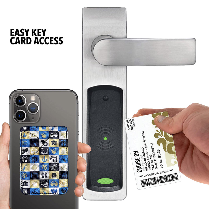 [Australia - AusPower] - Cruise Card Holder Phone Pouch Wallet for Ship ID Key Cards - Cruise Line Essential for all Cruise Lines in 2024 & 2025 