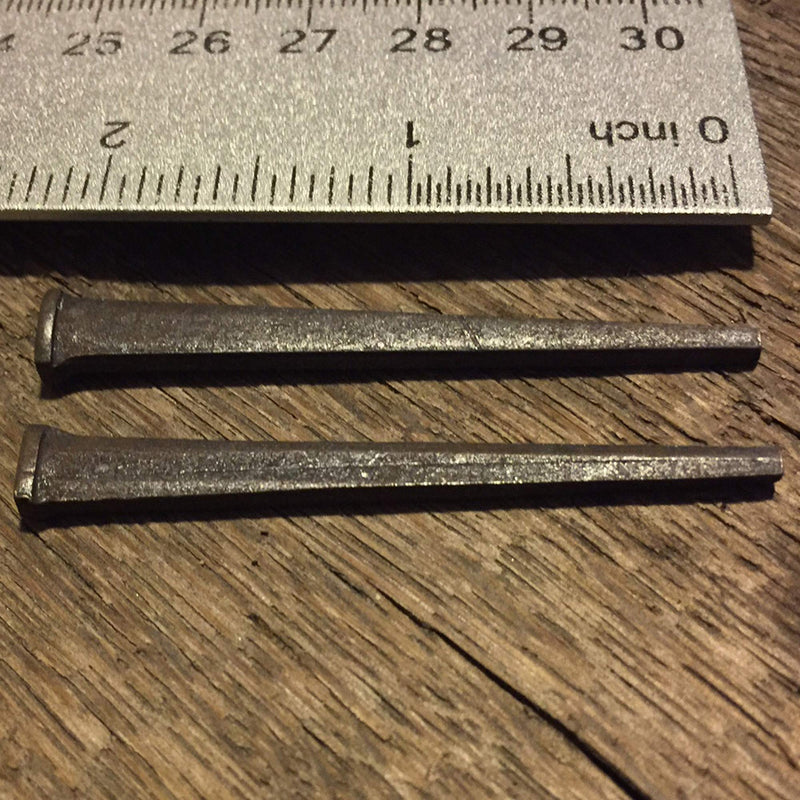 [Australia - AusPower] - 2.25" - (1 lb) Antique Style - Cut Flooring Nails - Authentic Rectangular Head - Great for Historic Preservation or just Wanting That Old World Look (1 lb) 