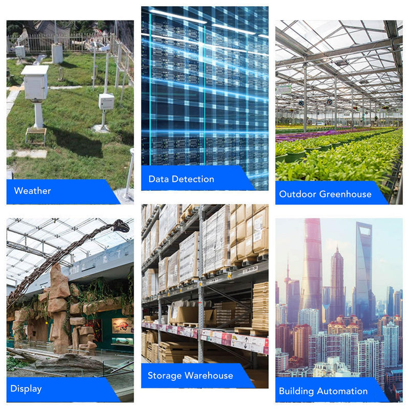 [Australia - AusPower] - Temperature Humidity Sensor Accessory, Stable 4?20mA Output Temperature Humidity Transmitter for Detection 