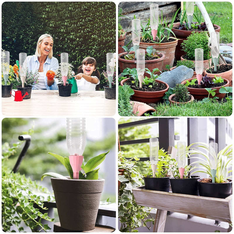 [Australia - AusPower] - New Upgraded Plant Self Watering Spikes,Adjustable Plant Watering Devices with Slow Release Control Switch Water Dripper,Watering Planter Insert,Automatic Plant Waterer for Vacations (6) 6 