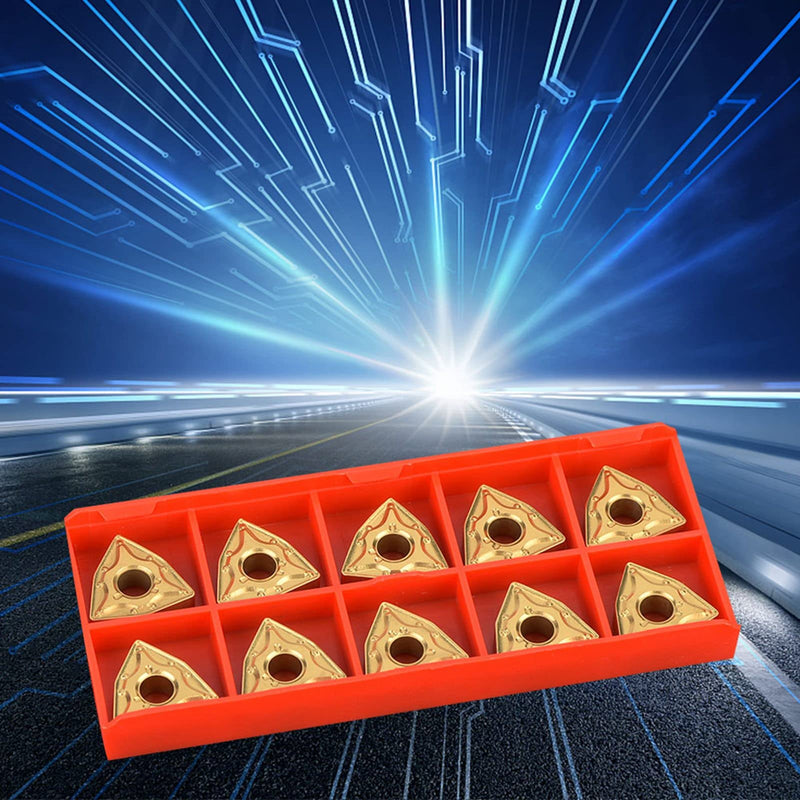 [Australia - AusPower] - 10pcs Carbide Insert Blade, wnmg 431 carbide insert CNC Lathe Inserts Replacement for Lather Turning Tool Holder Machining 