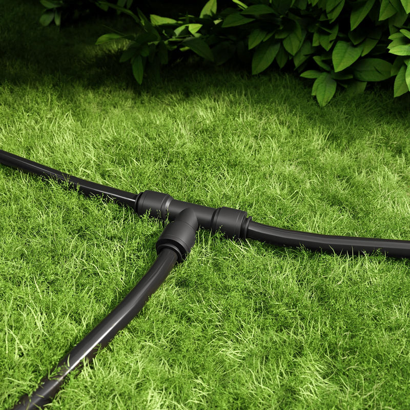 [Australia - AusPower] - Universal drip Irrigation Fitting for 1/4 Inch Irrigation Tubing (1/4'' Brbed Tee Connectors-15P) 1/4'' Brbed Tee Connectors-15P 