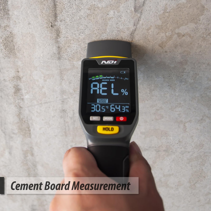 [Australia - AusPower] - NDI 7 in 1 Pin-Type and Non-invasive Moisture Meter Scanner for Dry Wall/Cement Board/Soft Wood/Hard Wood upto 3/4 Inch Depth 