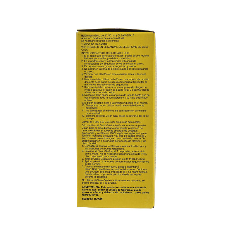 [Australia - AusPower] - Oatey Oatey Cherne 271705 Clean-Seal 2-inch Plug 2 in. 