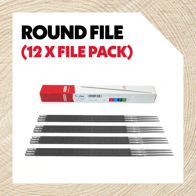 [Australia - AusPower] - 7/32 Chain Saw File 12 PK" (Pack of 12) [Garden & Outdoors] Round File 7/32 Inch (5.5 mm) Single 