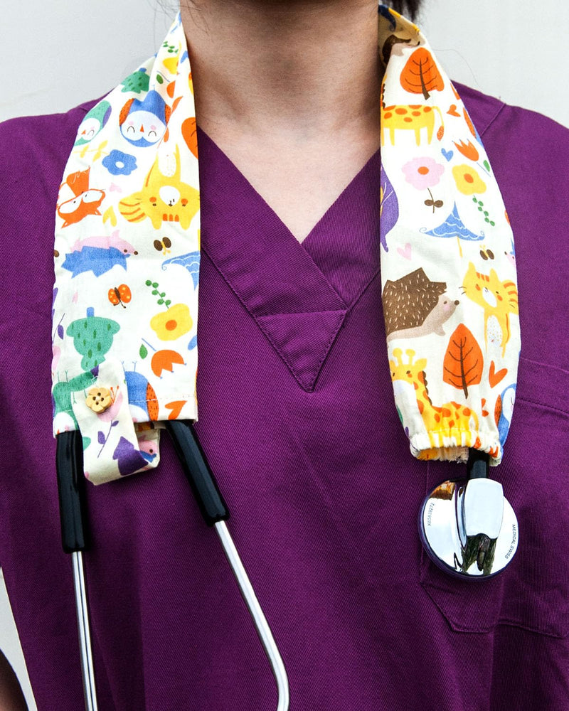 [Australia - AusPower] - Cartoon Animal Stethoscope Cover, Stethoscope Protective Decor Cover for Doctor Nurse 