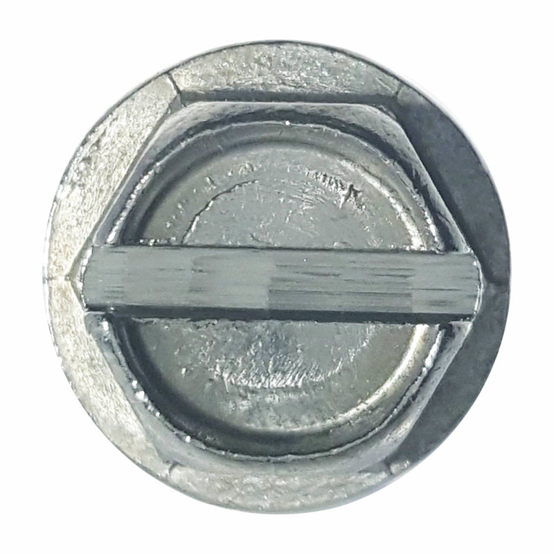 #14 x 1-1/4" Hex Washer Head Sheet Metal Screws, External Hex Drive, Stainless Steel 18-8, Full Thread, Bright Finish, Self-Tapping, Type A, Quantity 50 By Fastenere #14 x 1-1/4" (50 Pack)