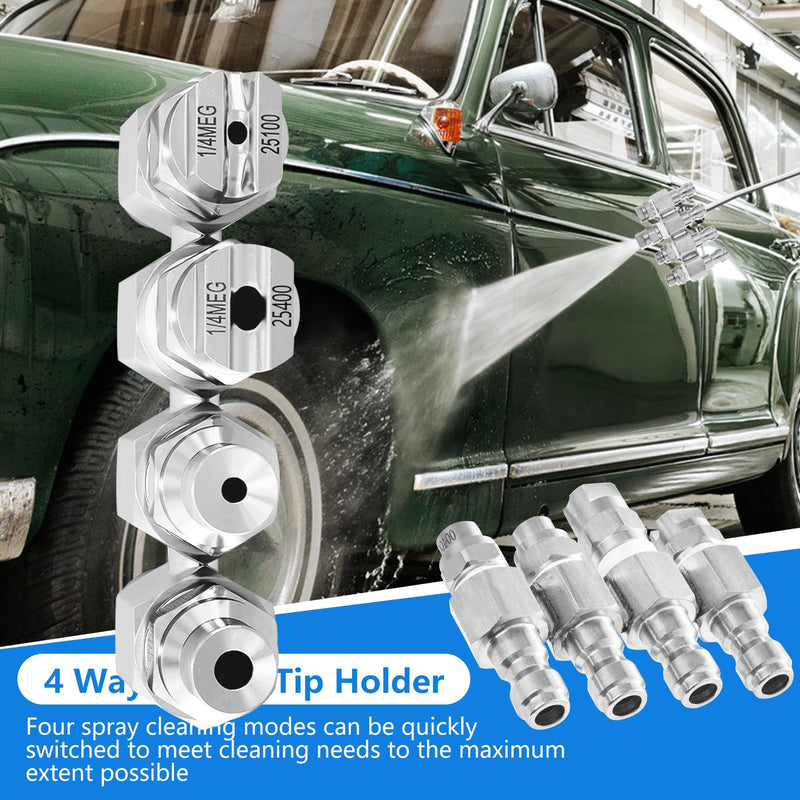 [Australia - AusPower] - 4 Way Rod Nozzle suitable for 4 GPM Rod Pressure Washer Nozzle 4gpm nozzle 