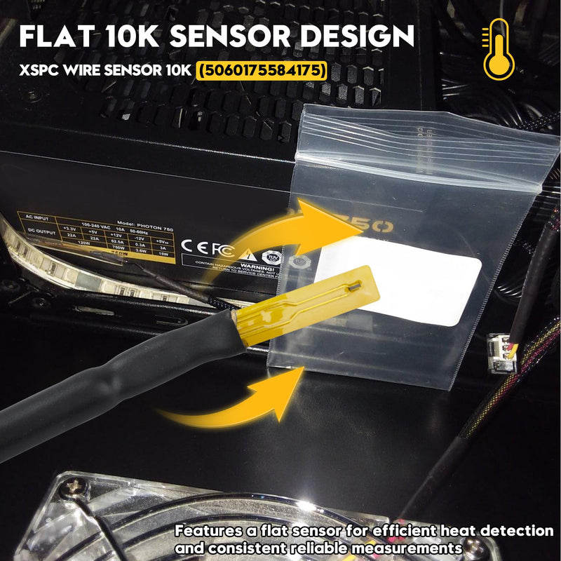 [Australia - AusPower] - 5060175584175 Temperature Sensor Wire Sensor for ASUS Brand for Models: b-550,Z790,ROG Strix B650E-E,x670e Creator,x99-E-WS-10G,Z-170 Pro Gaming,Dark Hero VIII 