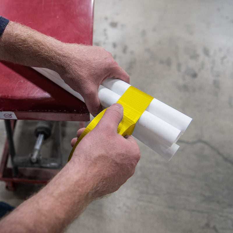 3M Multi-Purpose Duct Tape 3900, Yellow Color, General Purpose, Rubber Adhesive, Water Resistant, 48 mm x 54.8 m, 7.6 mil, 1 Roll 2 Inches Width x 60 Yards Length