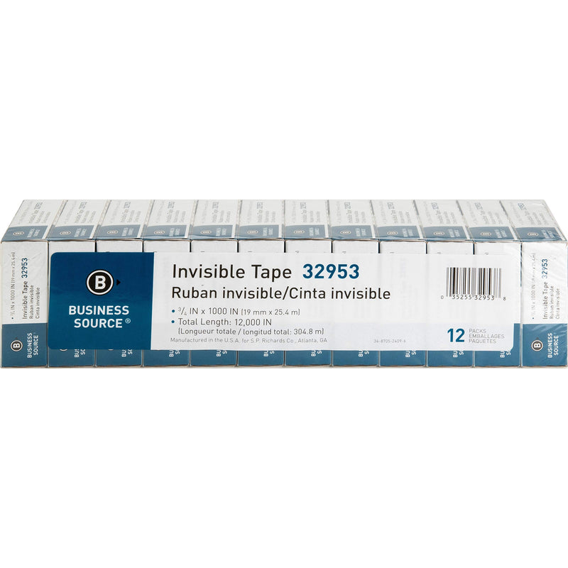 Business Source Premium Invisible Tape Value Pack Pack of 1