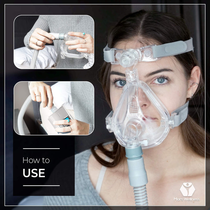 [Australia - AusPower] - CPAP Hose Universal CPAP Tubing - 6 Foot (72") - USA Made Compatible with All Machines - 1 Hose without Brush 72 Inch (Pack of 1) 
