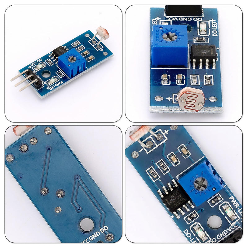 [Australia - AusPower] - JIUWU Light Detection Digital Switch Mete Output Photosensitive Sensor Module Pack of 5 