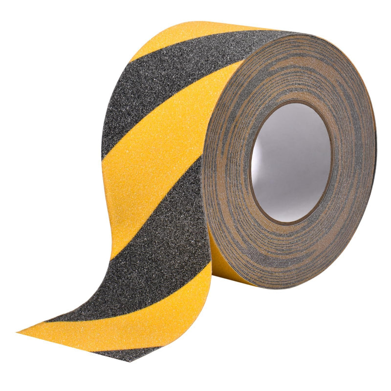 SPEEDWOX Anti Slip Tape for Stairs 4-inch x 60Ft Safety Non Skid Roll 80grit Friction Grip Abrasive Waterproof Grip Tape Skateboard Grip Tape Safety Non Skid Tread Staircases Anti-Slip Traction Tape