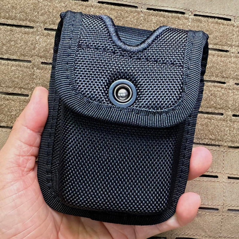 Molded Pager/Glove Pouch, Nylon Molded Latex Glove Pouch for Duty Belt,EMT Pager Holder for Most Compact pagers or Latex Gloves,Snap Closure