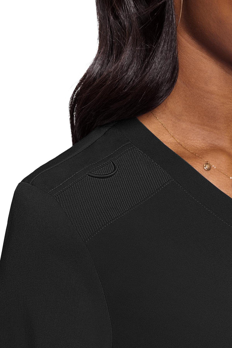 [Australia - AusPower] - Med Couture Touch Women’s Chest Pocket Tuck in Top Medium Black 
