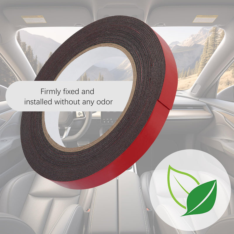 16.40Ft Automotive Tape Stick Car Emblems,Waterproof Automotive Double Sided Tape for Exterior Car Trim Adhesive,Universal Strong Auto Trim Adhesive Fit Door Panels,Car Mirrors