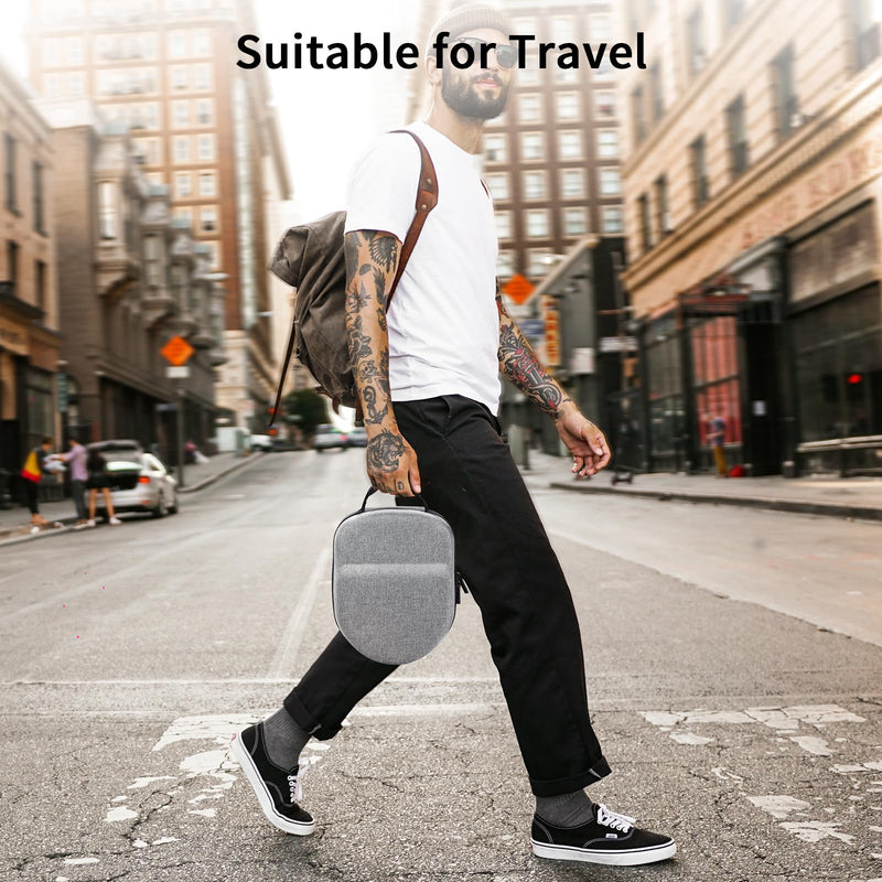 [Australia - AusPower] - COOWPS Hard Carrying Case for Oculus Quest 2/Meta Quest 3/Vision Pro/Pico 4 VR Headset, Compatible with Elite Strap/Kiwi Design/BOBOVR Head Strap, Full Protection for Travel and Storage 