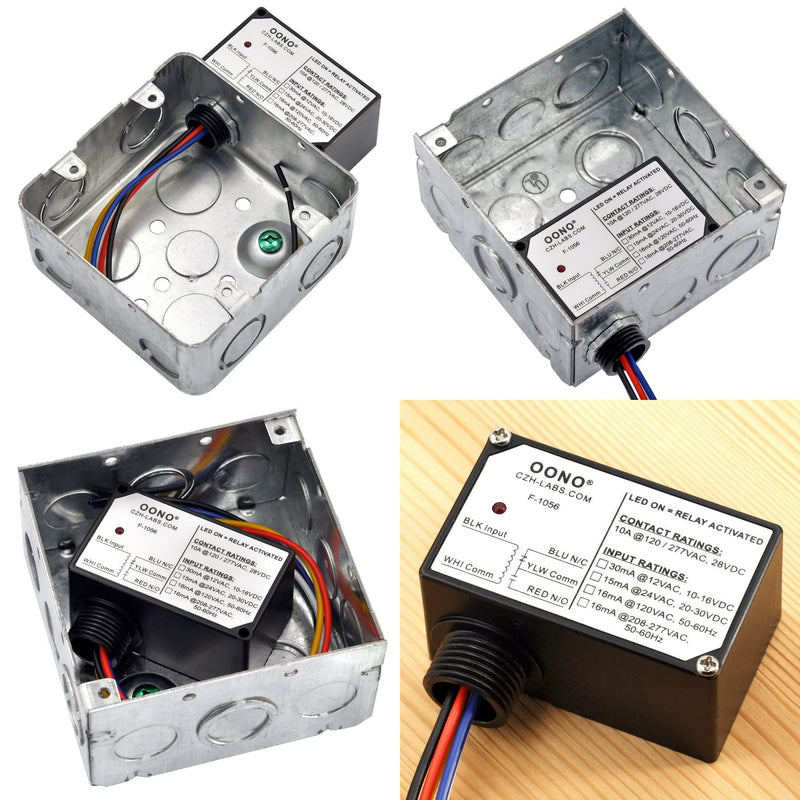 [Australia - AusPower] - SPDT 10Amp Power Relay Module, Plastic Enclosure and Pre-Wired (AC/DC 24V) AC/DC 24V 