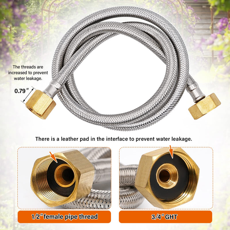 1/2 Inch Brass Float Valve for Water Tank with Hose Auto Shut Off Pool Fill Valve Automatic Fill Float Ball Valve for Stock Fountains Livestock Waterer Troughs (1/2 Inch Float Valve, 2) 1/2 Inch Float Valve