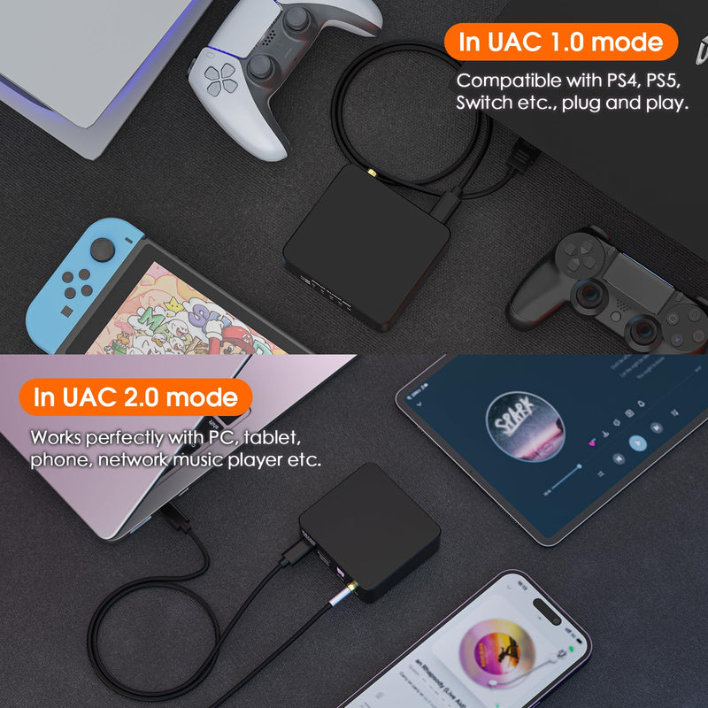 Douk Audio USB to Optical Adapter: XMOS XU316 Digital Interface | DDC Reclocker with Opt/Coax/HDMI I2S Output for Digital to Analog Converter/DAC / PS5 / Switch (U2PRO)