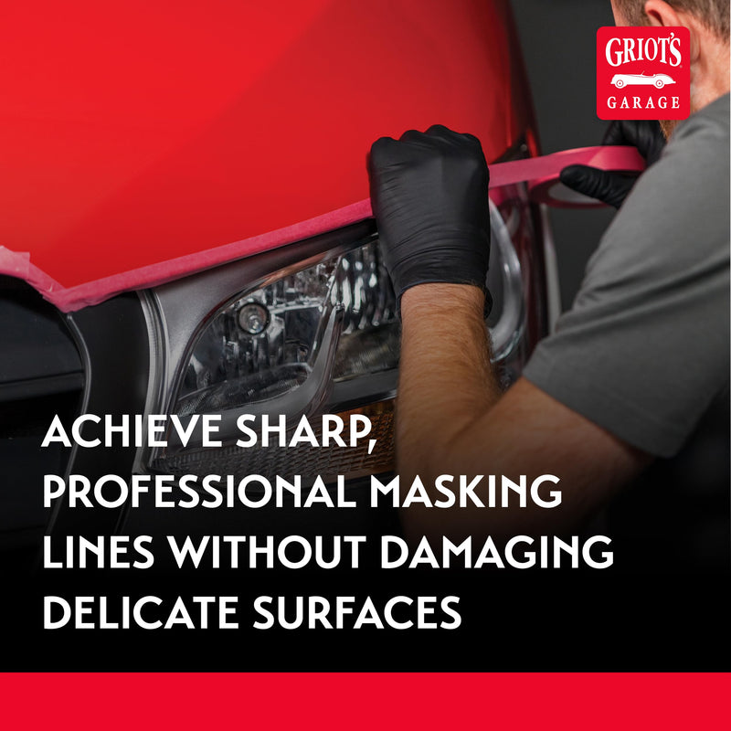 Griot's Garage Precision Masking Tape for Auto Detailing, Car Painting and Polishing, Flexible, Solvent and Water-Resistant, Residue-Free, 3/4" Wide, 50m Long, 82018 3/4"
