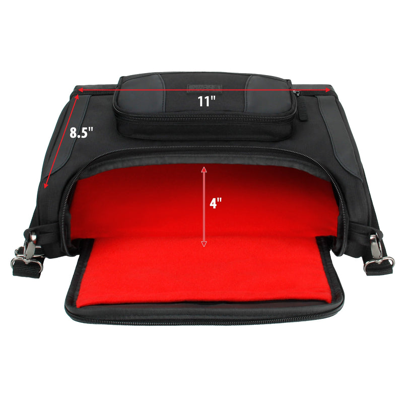 [Australia - AusPower] - USA GEAR Mini Projector Case S7 Pro Portable Projector Bag Carrying Case with Accessory Storage Red 