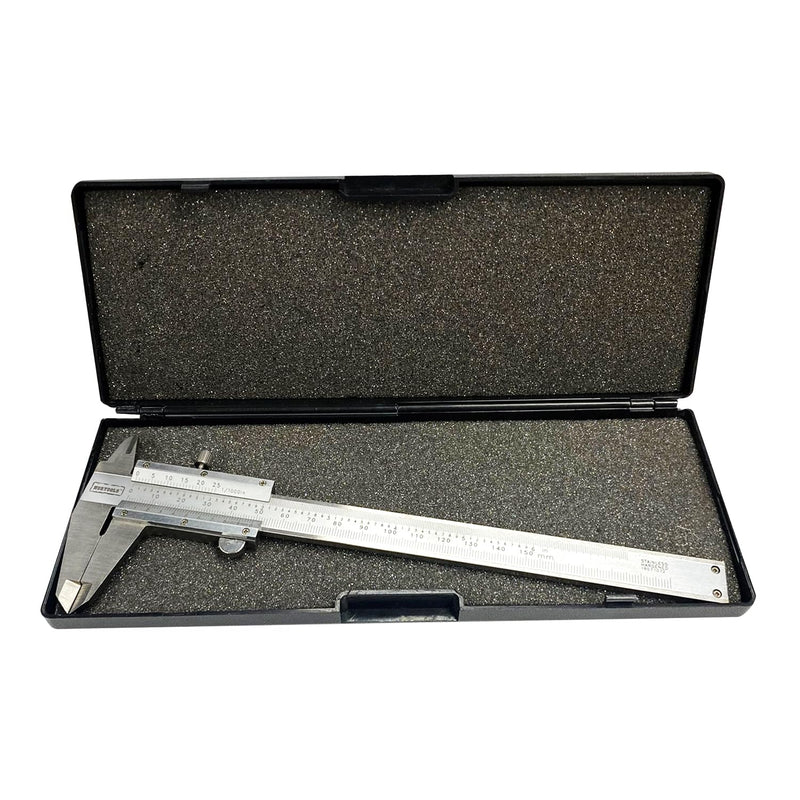 [Australia - AusPower] - NORTOOLS Professional Stainless Steel Vernier Caliper for Inside, Outer, Depth and Step Measurements, 6 Inch/150 mm/0.001"/0.02 mm - Strictly QC PC for PC Einheitsgröße Set 3 