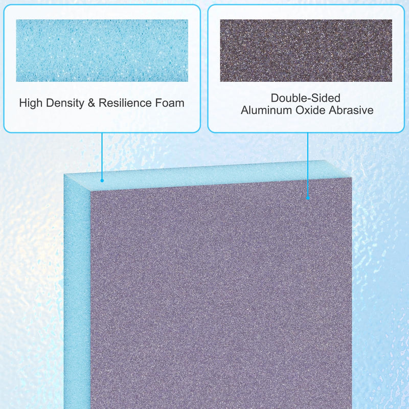 Pack of 12 Sanding Sponge Dry & Wet Sandpaper 60/80/120/220/320/400 Grit Coarse Fine Sandpaper Set Sandpaper for Wood, Metal, Wall, Paint, Car Paint MIX