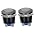 ABOOFAN 2 x Push Button Black Metal Shell Momentary Button Reset Push Button Built-in Button Locking Button