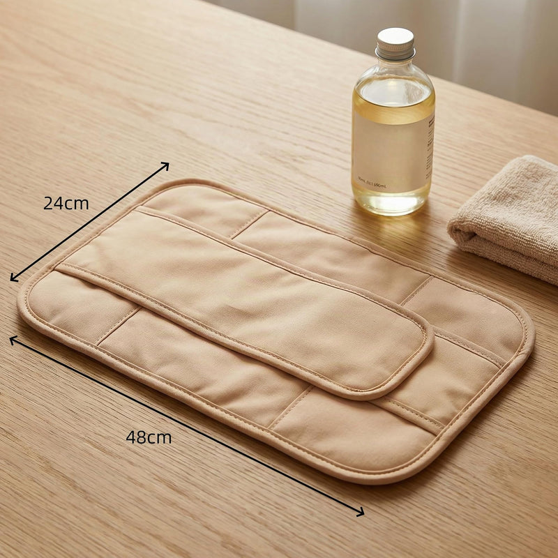 Castor Oil Pack Kit, Storage Bag, Reusable Castor Oil Pack with Closure, Body Care & Relaxation