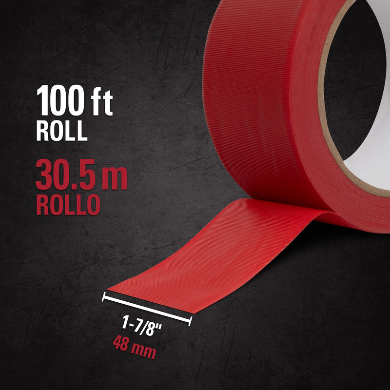 Roberts 50-040 Underlayment Seam Tape 100 ft. Red 30 cm x 4.5 cm x 0.45 cm