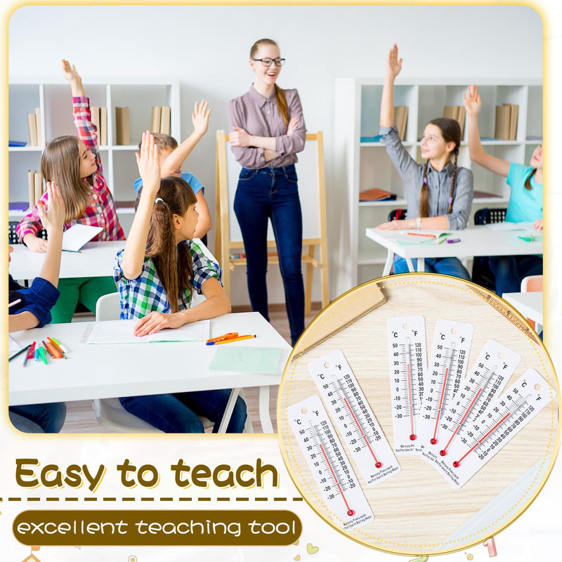 [Australia - AusPower] - Maitys 20 Pcs Student Thermometers Mercury Free Science Thermometer School Supplies Boiling Point Thermometers for Classroom Teaching Tools 