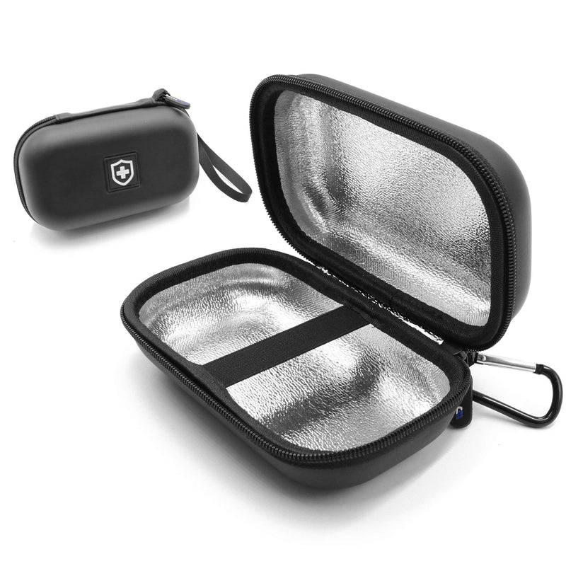[Australia - AusPower] - CASEMATIX Asthma Inhaler Case Fits Inhaler Spacer For Adults, Masks, Inhaler Holder and More - Compact Size Fits 6.25" Maximum, Includes CASE ONLY 