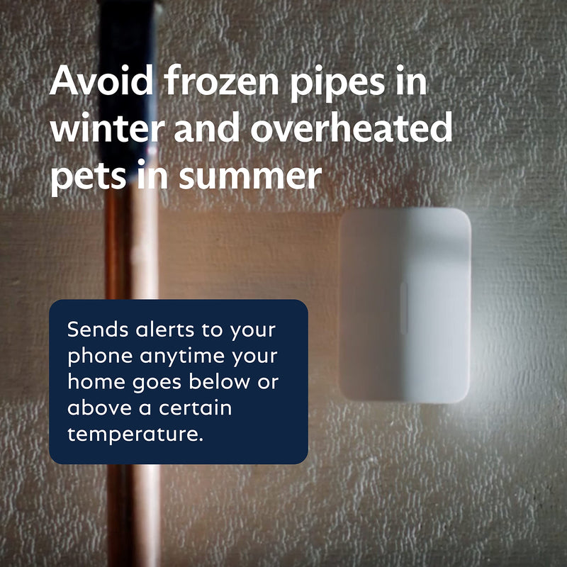 [Australia - AusPower] - SimpliSafe Temperature Sensor - Hot/Cold Detection - Compatible with SimpliSafe Home Security System - Latest Gen 