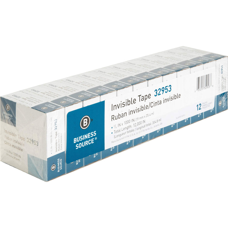 Business Source Premium Invisible Tape Value Pack Pack of 1