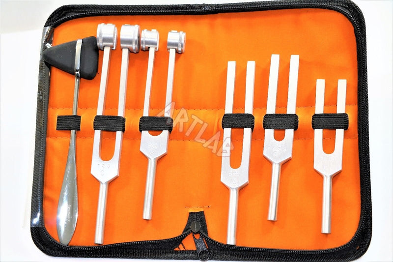 [Australia - AusPower] - Tuning Fork Set of 5 Taylor Hammer Diagnostic instruments CYNAMED 