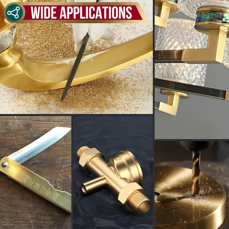 1/2" x 1" Brass Flat Bar Blank 12" Long Solid Brass Thin Plate C360 Flat Mill Stock (1/2x1x12 inch, 1) 1/2x1x12 inch