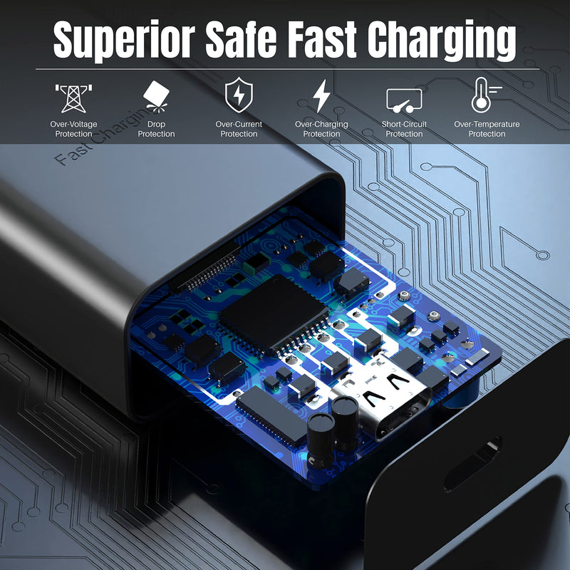 [Australia - AusPower] - Galaxy S24 S23 USB C Charger Block 25W PD Super Fast Charger Type C Wall Plug Adapter Quick Charging for Samsung Galaxy S24/S23/S22/S21/S20/Z Fold 3/4/5/Note20/iPhone 14/iPad/Tablet/Watch-1Pack 