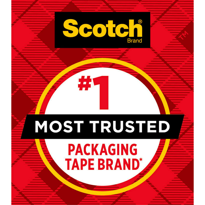 [Australia - AusPower] - Scotch Heavy Duty Shipping and Moving Packing Tape, Clear, Packing and Moving Supplies, 1.88 in. x 54.6 yd., 4 Tape Rolls with 4 Dispensers 4 Rolls 
