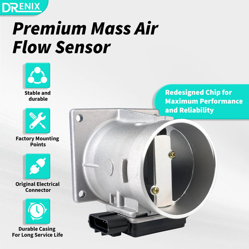 [Australia - AusPower] - Mass Air Flow Sensor Meter Assembly Fits For-Ford Explorer Ranger Aerostar For-Mustang For-Mazda B4000 For-Mercury Mountaineer V6 3.8L 4.0L 5.0L 4Pins F57Z12B579DBRM MF0894 ZZM213210 AFH7011 