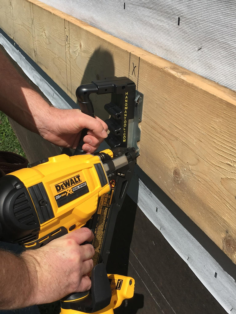 [Australia - AusPower] - Tool - Metal Joist Hanger Installation Jig - Lightweight Durable Ergonomic - Fast & Easy - Deck, Floor System, Small Truss - for Dimensional Lumber Sizes 2x6 2x8 2x10 2x12 