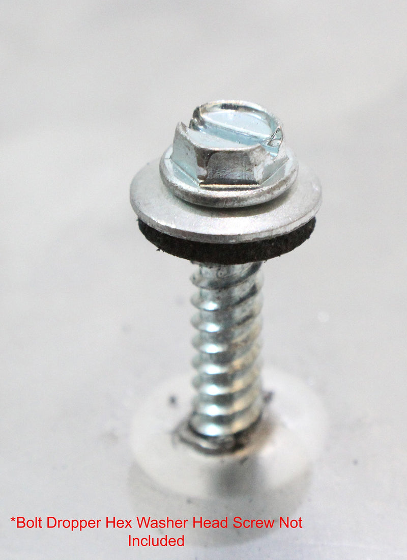 [Australia - AusPower] - Bolt Dropper 5/16" x 3/4" Stainless Steel EPDM Bonded Sealing Washers (100 Pack), 1" OD Neoprene Backed Corrosion Resistant Load Distribution Water Tight Seal by Bolt Dropper 5/16” x 3/4" OD (100 pcs) 