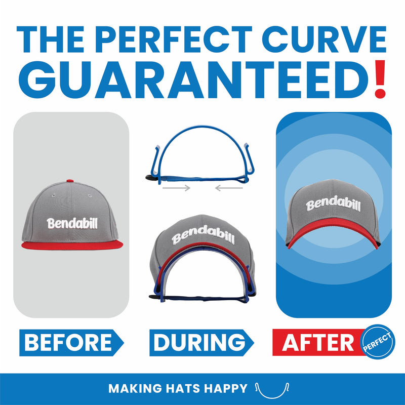[Australia - AusPower] - Bendabill(Pro) Hat Brim Bender - The Perfect Curve Guaranteed - Shaper Curver Tool For All Hats, Steaming Optional - U.S. Patent Pending 
