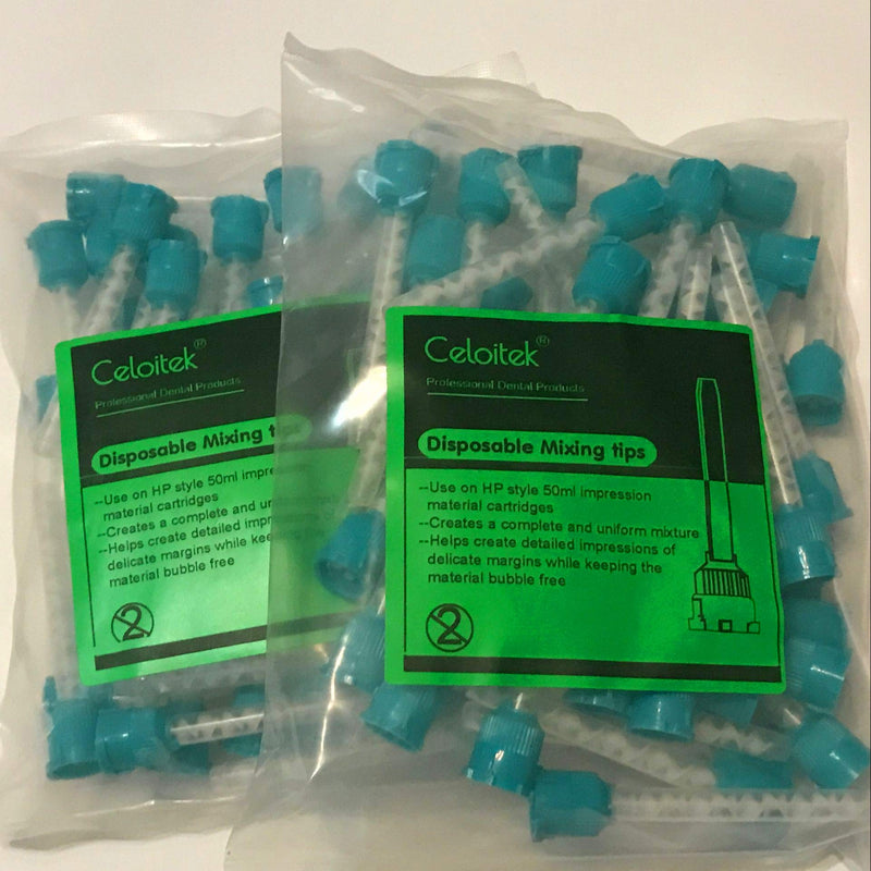 [Australia - AusPower] - Green Mixing Tips 6.5 mm Impression 50/PK 