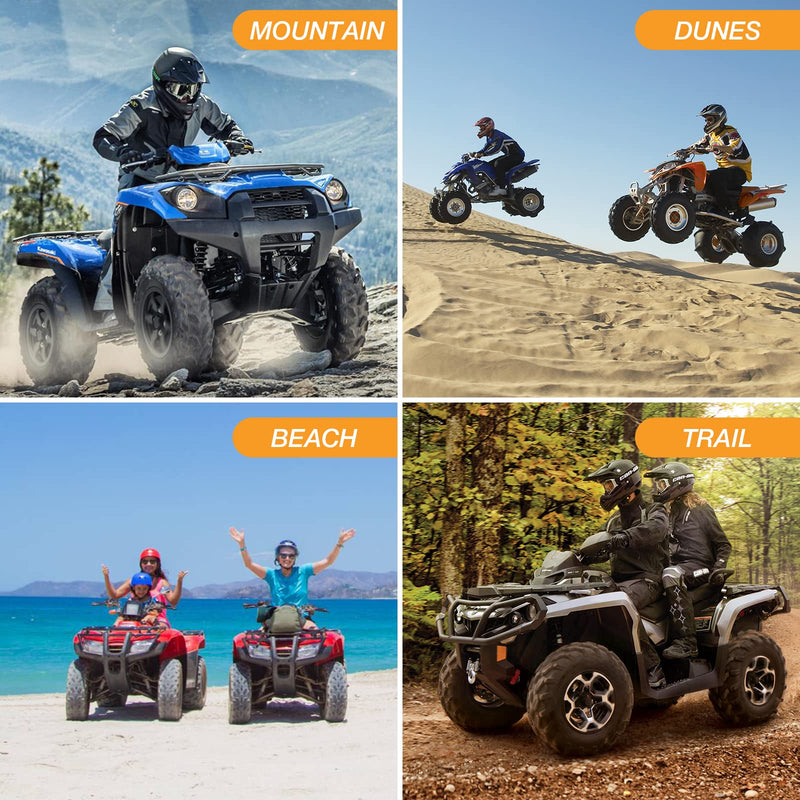 [Australia - AusPower] - NEVERLAND ATV Cover Waterproof Heavy Duty 4 Wheeler Cover Quad Cover All Season Weather Proof Outdoor UV Protection for Polaris Yamaha Suzuki Honda (Black XLarge) Black XL-82.7''L x 47.2''W x 45.2''H 