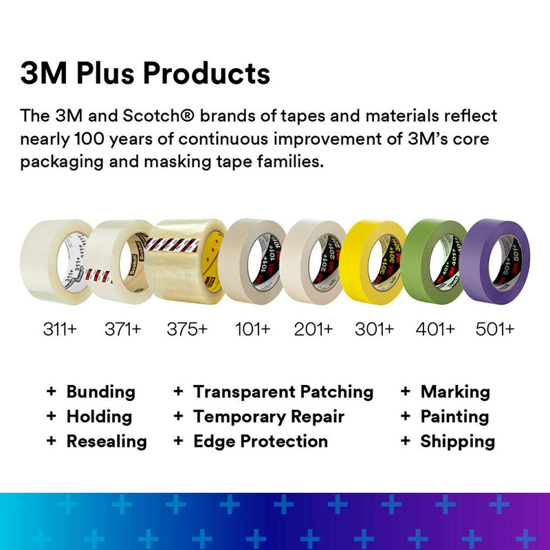 3M 501+ High Temperature Masking Tape, Purple, 1.89 in x 2.15 in – Strong Holding Power for Automotive, Specialty Vehicle and Industrial Markets