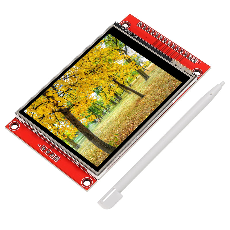 [Australia - AusPower] - 2pcs 2.8" SPI TFT LCD Display Touch Panel ILI9341 240x320 TFT LCD Touch Screen Shield 5V/3.3V STM32 Display Module SPI Serial with Touch Pen 